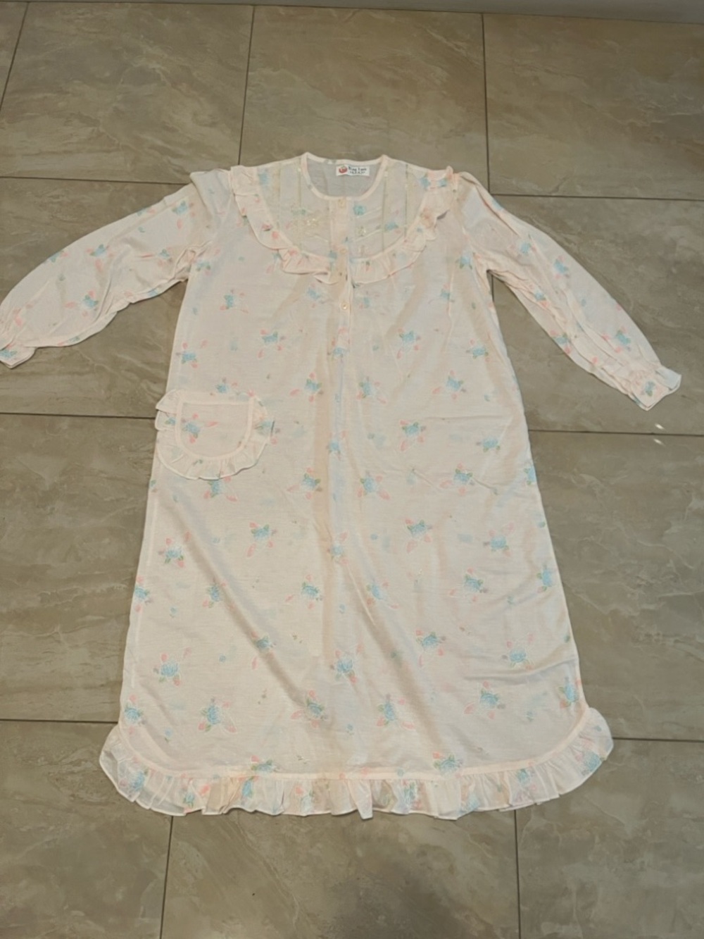 Floral nightgown